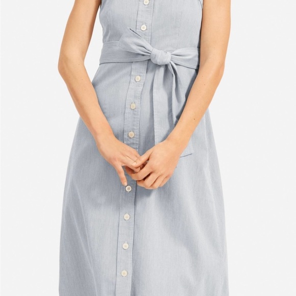 Everlane Cotton Weave Picnic Dress - size 6 - Picture 11 of 15